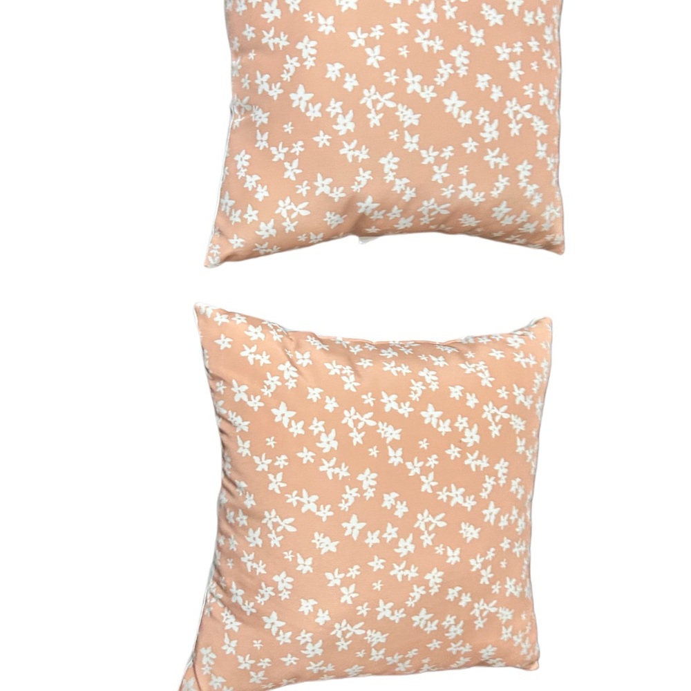 Floral Patterned Throw Pillow